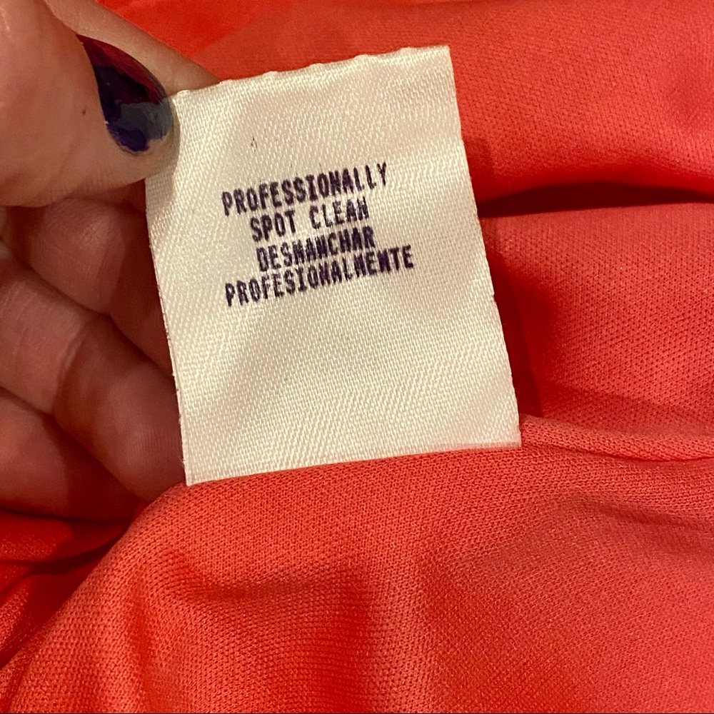 Ignite Evenings Size 2 Coral Color Prom Dress - Picture 15 of 15